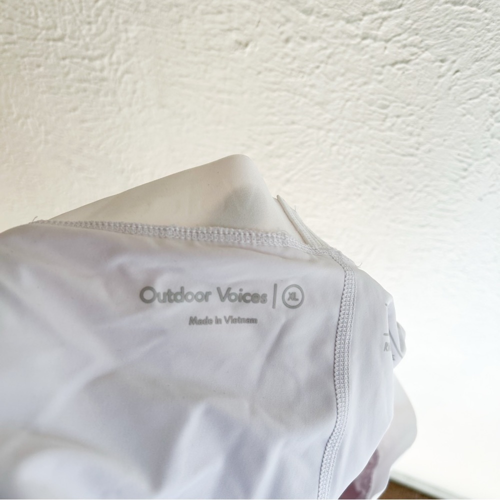 Outdoor Voices Court Exercise Pleated Skort White XL - Picture 5 of 6